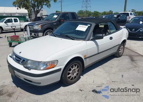 2000 Saab 9-3 z USA, uszkodzony, nr VIN YS3DD78H1Y7009360